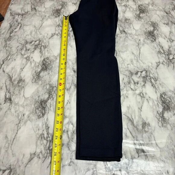 JIL SANDER Made in a Italy Viscose Blend Navy Blue skinny  trouser pants 34 / 4 - Picture 9 of 9